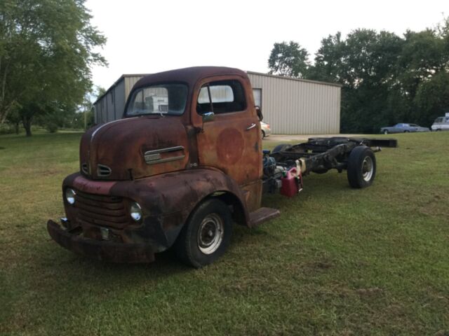 1949 Ford F6 COE cabover on late model chassis 1949 Ford Model F COE