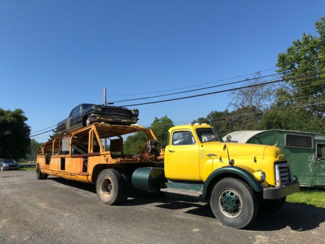 1949 GMC 640 Semi Truck Cummins 12V Eaton 6 speed WITH 1950s 4 Car Hauler RARE!! 1949 GMC Truck Nice