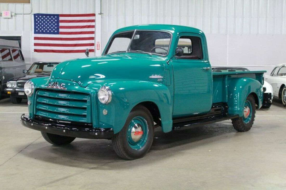 1949 GMC FC 102 242 Miles Teal Pickup Truck 248ci 6-Cylinder 3-Speed Manual 1949 GMC FC 102
