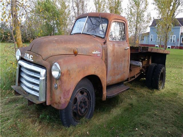 1949 GMC Flatbed Truck Red Flathead 6 1949 GMC Flatbed Truck --