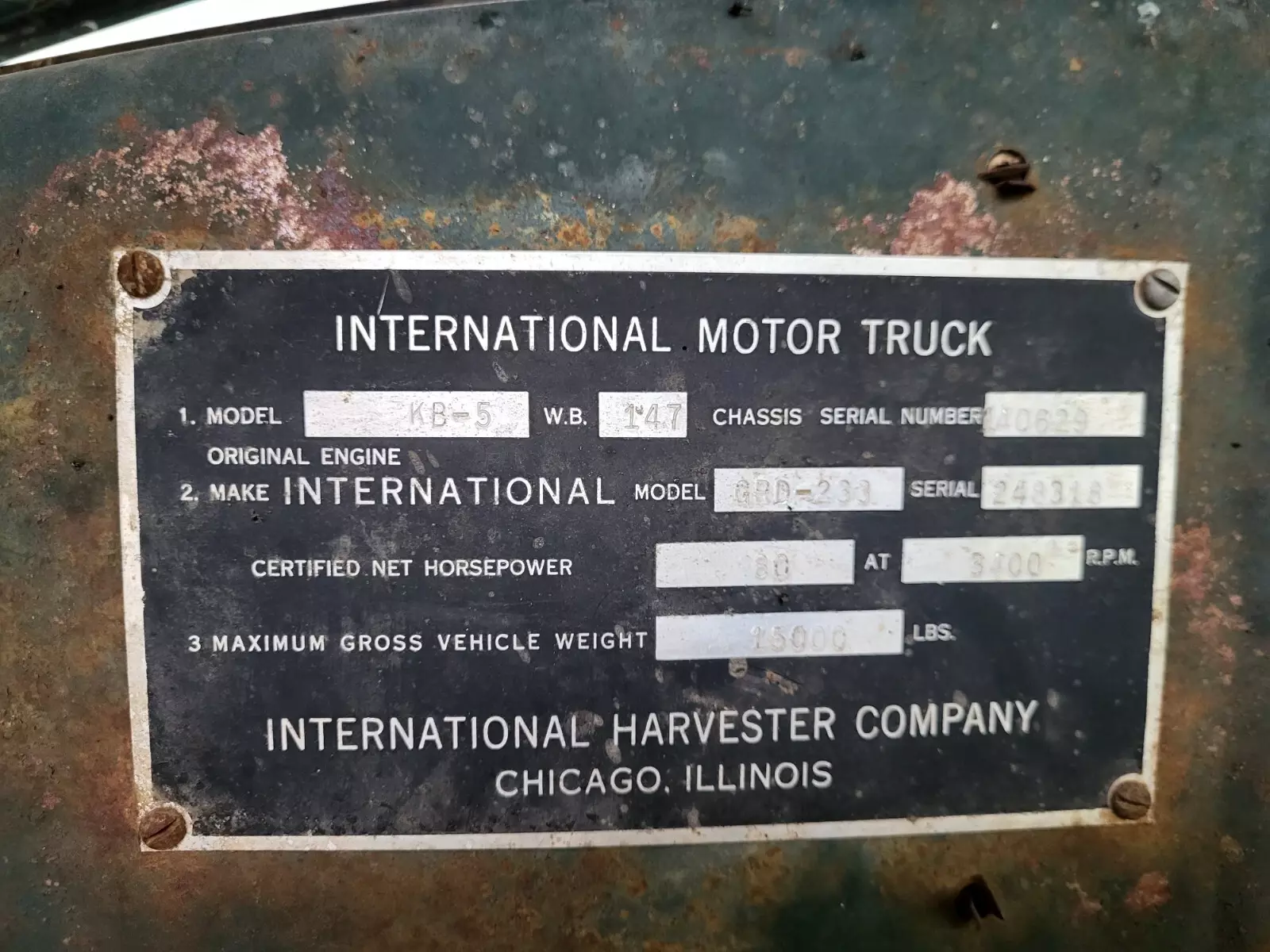 1949 International Harvester KB5 - photo 10