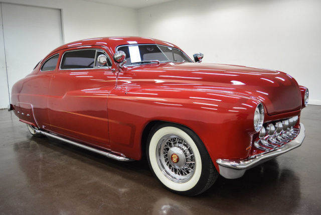 1949 Mercury Coupe Street Rod 19841 Miles Red Coupe 472 Cadillac V8 Turbo 400 Au 1949 Mercury Other Street Rod