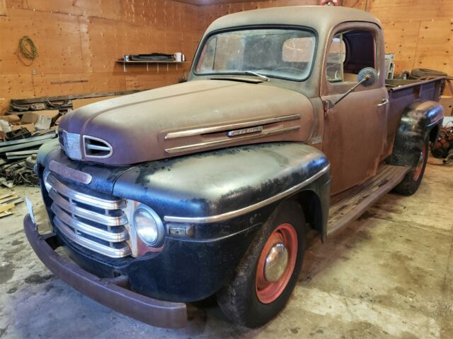 1949 Mercury M68 Ford F3 F1 Barn Find All Original Patina Farm Truck NO RESERVE 1949 Ford Other Pickups