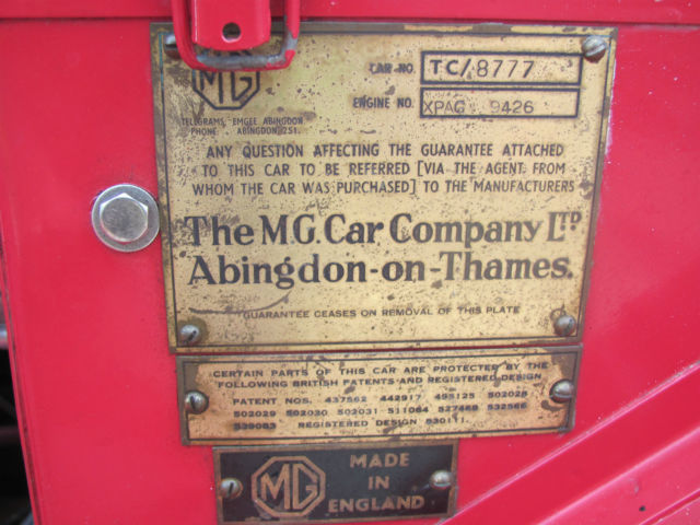 1949 MG T-Series Base - photo 12