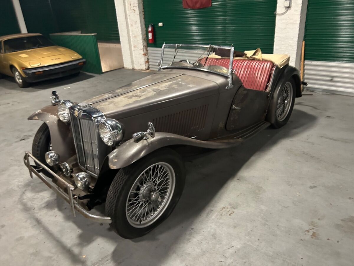 1949 MG TC Roadster 1250cc Engine 4-speed manual RHD Unrestored Original Patina 1949 MG T-Series TC
