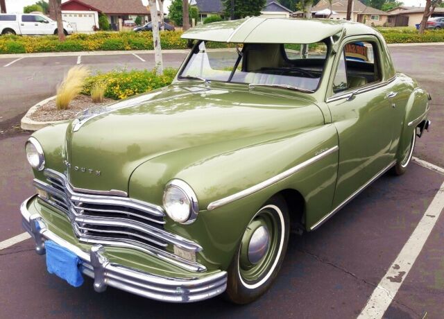 1949 Plymouth 3 window coupe 1949 Plymouth Deluxe