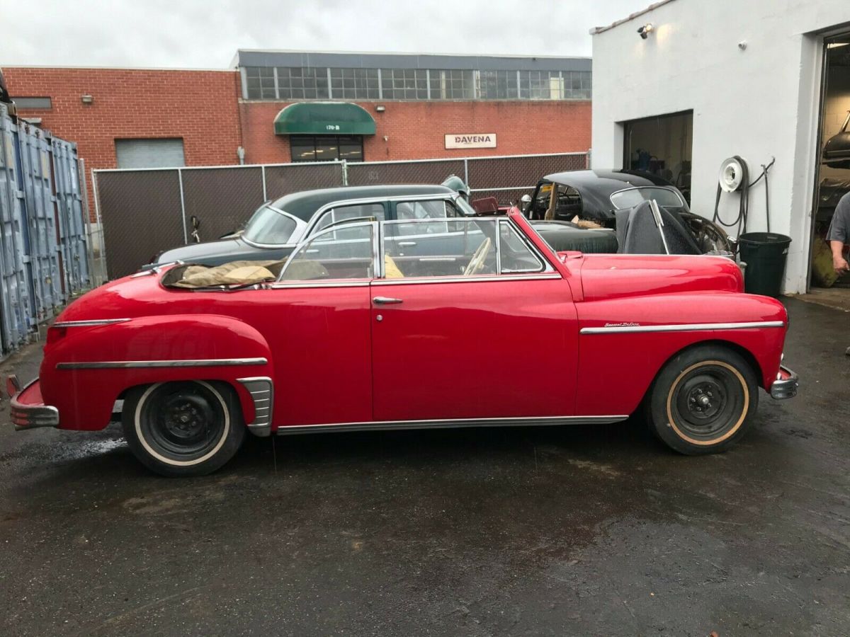1949 PLYMOUTH SPECIAL DELUXE CONVERTIBLE COUPE P-20 FRESH RESTORATION RAG TOP 1949 Plymouth Special Deluxe