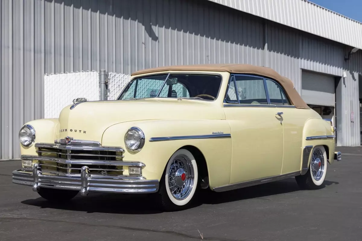 1949 Plymouth Special DeLuxe Convertible Yellow 1949 Plymouth Special DeLuxe