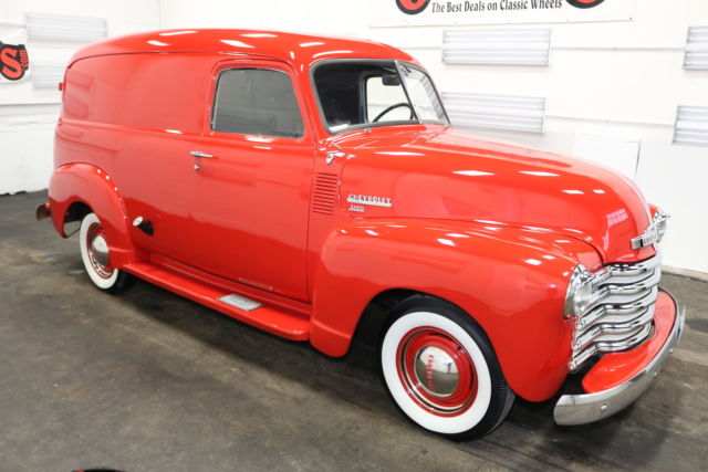 1949 Chevrolet 3100 Panel Truck Runs Drives Body Int Excel 235 I6 3spd manual - photo 10