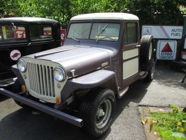 1949 Willy Overland Jeep pickup rust free 4x4 50's Chevy 230 6 cyl Restore/drive 1949 Willys Overland Jeep Pickup