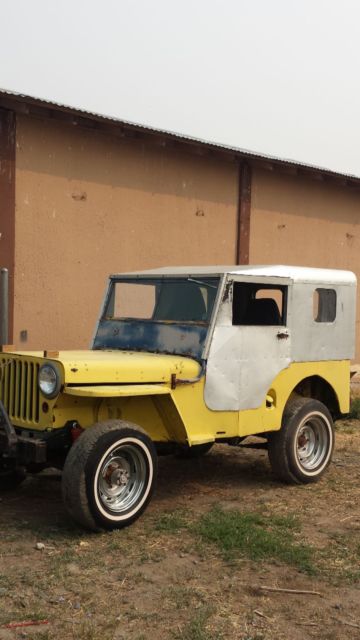 1949 Willys Jeep flat fender hardtop 4 x 4 1949 Jeep CJ
