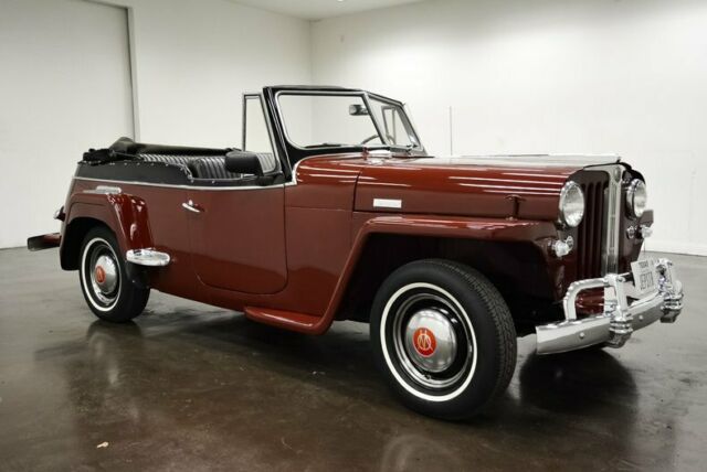 1949 Willys Jeepster 2178 Miles Maroon SUV Flathead 4 3 Speed Manual 1949 Willys Jeepster --