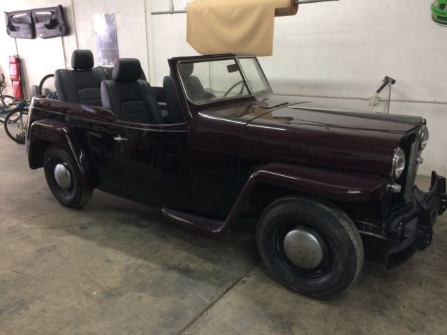 1949 WILLYS JEEPSTER COMPLETELY CUSTOMIZED BEACH CRUISER, 289 MUSTANG V-8, FUN ! 1949 Willys Custom