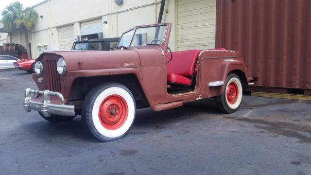 1949 Willys OVERLAND JEEPSTER GREAT STARTER - photo 2