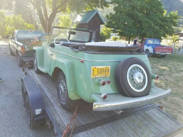 1949 Willys Jeepster original L-4 engine drivetrain great runner must sell 1949 Willys Overland Light Four Yes