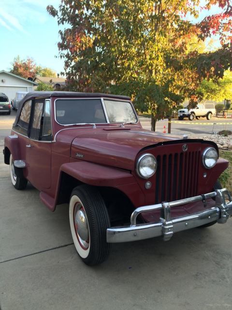 1949 Willy's Jeepster Phantom RARE, only 653 with the new Lightning "6" Flathead 1949 Willys Jeepster Phantom (Convertible)