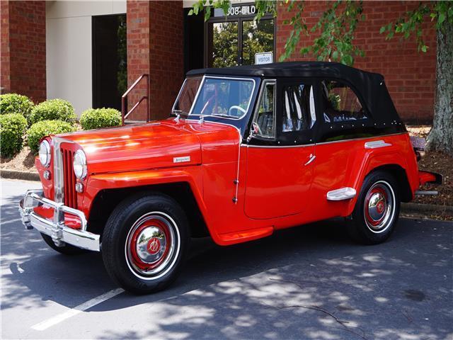 1949 WILLYS JEEPSTER RED 0 Miles RED 4 CYL Manual 1949 Willys JEEPSTER RED