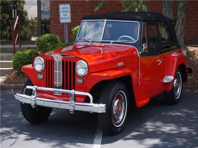 1949 Willys JEEPSTER RED - photo 2