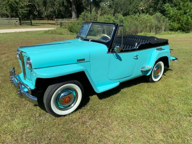 1949 Willys Jeepster six cylinder Concours Restoration 904 692 4626 1948 Willys Chrome