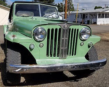 1949 Willys Overland Jeepster original motor w/ rare factory overdrive 1949 Willys Jeepster