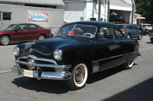 1950 Black Flathead V8 3 Speed Manual Overdrive Low Miles Great Driver 1950 Ford Business Coupe Deluxe