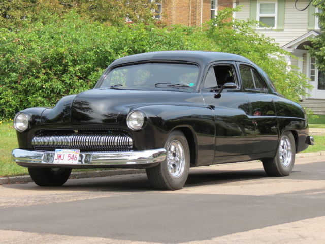 1950 Black Restomod Stunning Leather AC NAV Built to Drive Corvette Motor 1950 Mercury Sedan Resto-Mod