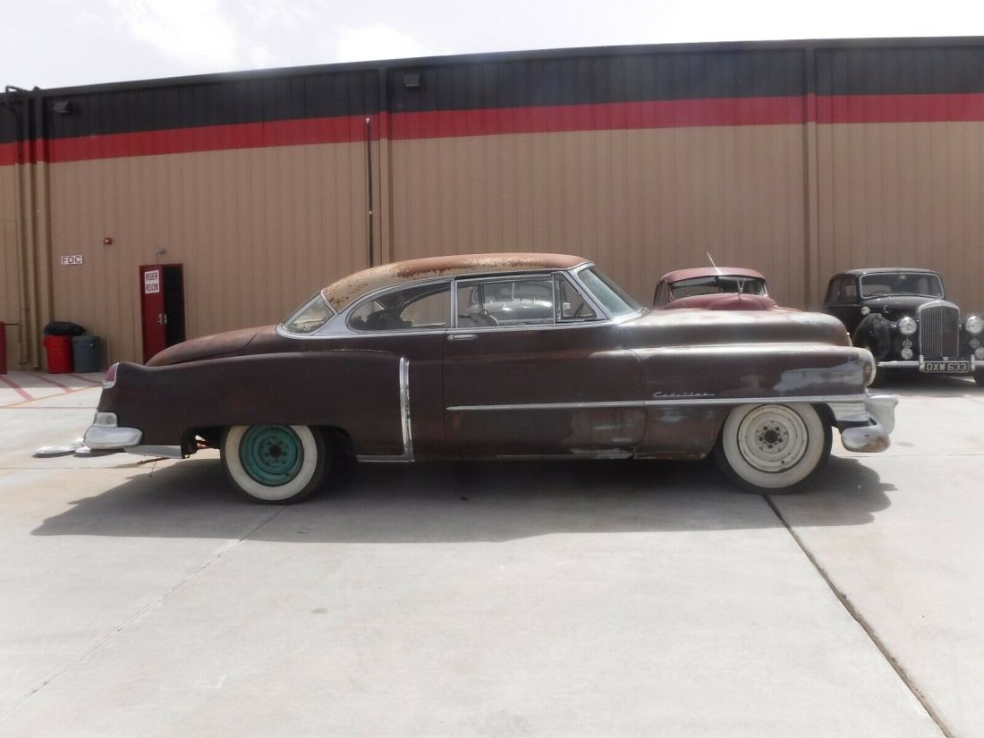 1950 CADILLAC 2 DOOR HARDTOP BARN FIND PROJECT CAR FROM DRY WEST TEXAS 1950 Cadillac HardTop
