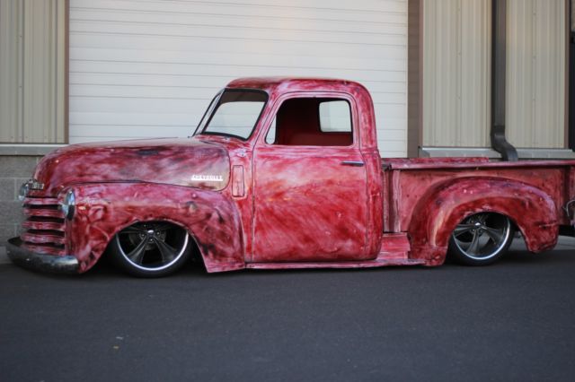 1950 Chevrolet 3100 Patina Custom Air Ride Hot Rod Ratrod Rat Truck Pro Touring 1950 Chevrolet C-10