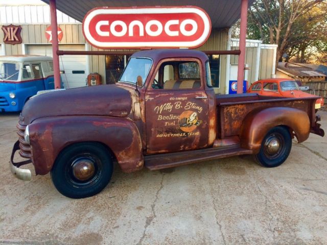 1950 chevy 5 window 3100 truck Chevrolet patina rat rod project farm ls1 swb 1950 Chevrolet Other Pickups