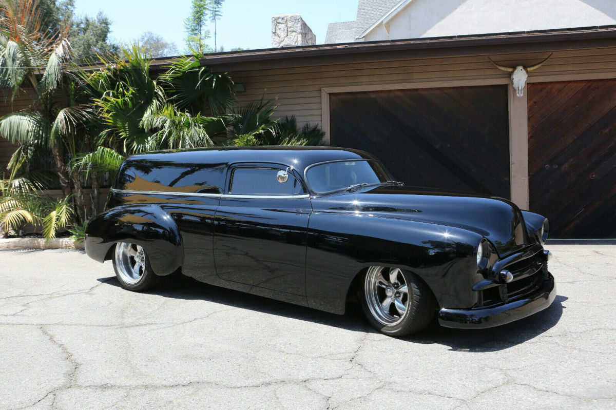 1950 Chevy Sedan Delivery Radical Custom Hot Rod Black 454 Clean Fast Low Miles 1950 Chevrolet Sedan Delivery