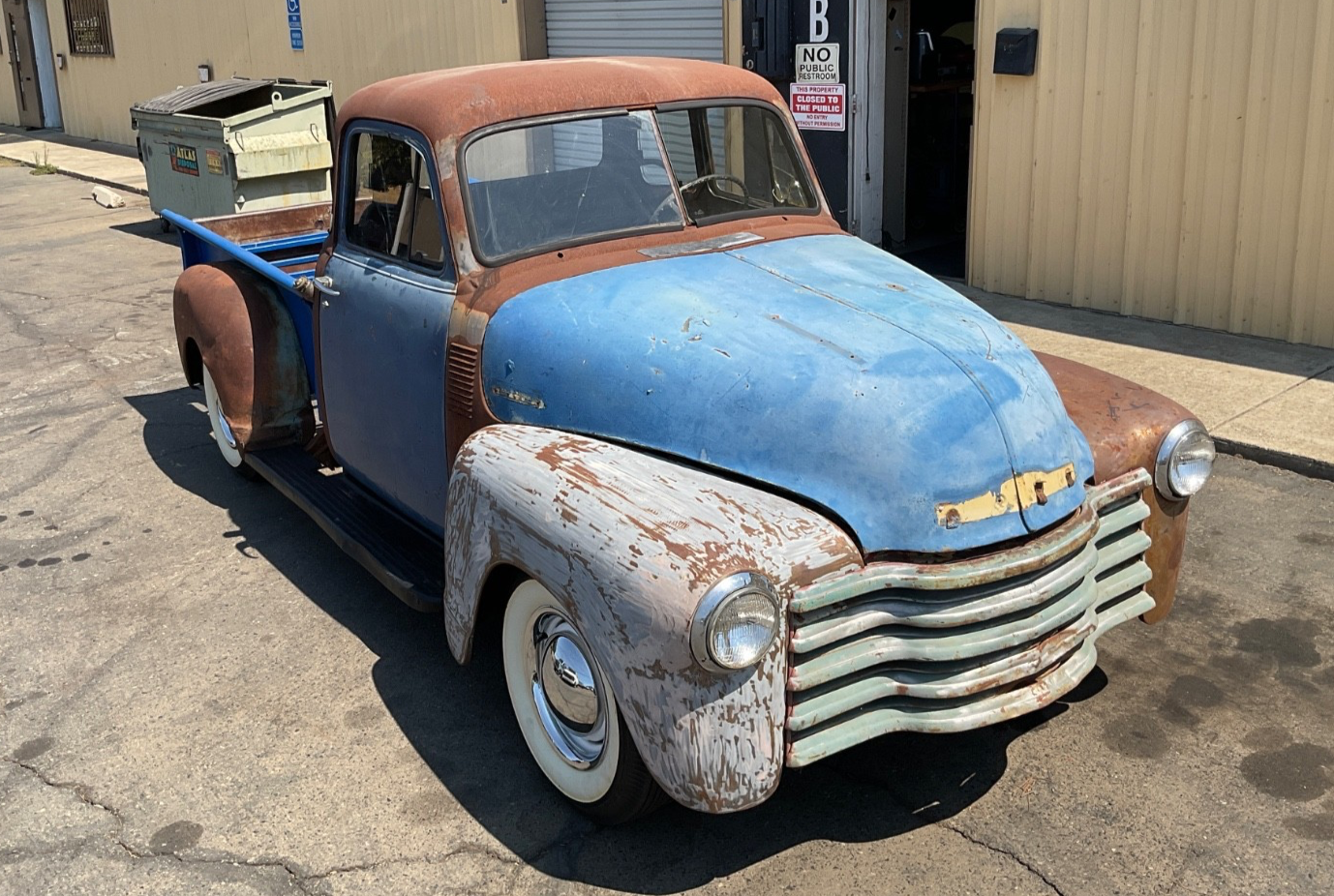 1950 Chevrolet C-10 Half ton Chevy 3100 short bed pick up hot rat rod bomb - photo 2