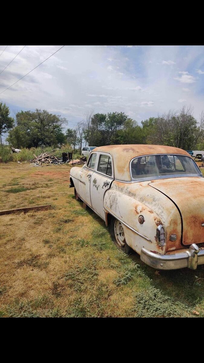 1950 DeSoto Custom Sedan White RWD Manual 1950 DeSoto Custom