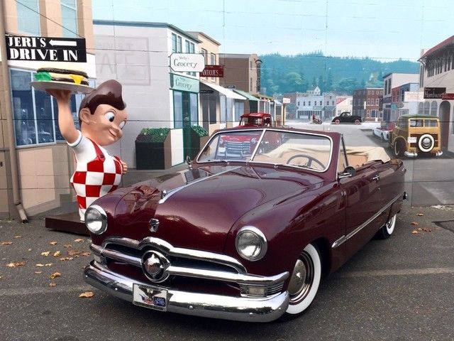 1950 Ford Custom Convertible. Flathead V-8 3 speed with Overdrive. 1950 Ford Convertible