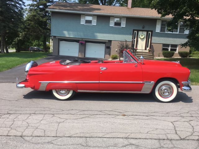 1950 FORD CUSTOM CONVERTIBLE - RESTORED - MANY ACCESSORIES - W/OVERDRIVE 1950 Ford Other