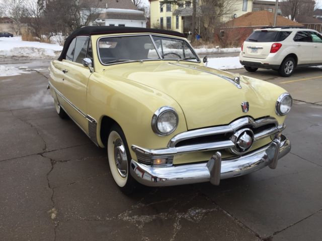 1950 Ford Custom Deluxe Convertible Completely restored to original. 1950 Ford Custom Deluxe Convertible