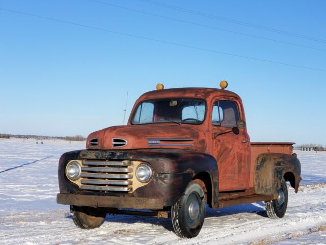 1950 Ford F1 Barn Find Farm Shop Truck Patina Running Flathead V8 NO RESERVE 1950 Ford Other Pickups F1