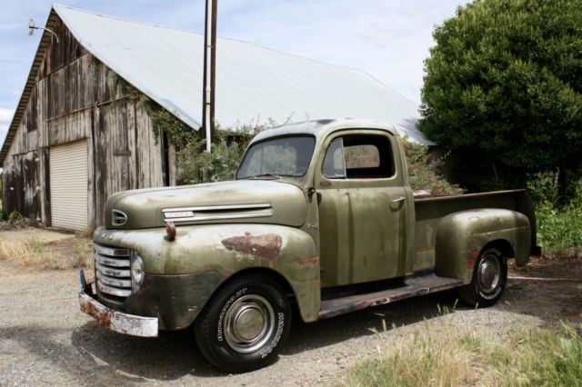 1950 Ford F1 Truck, 1/2 Ton, Short Bed, V8, 4 speed, California truck 1950 Ford Other Pickups F1, Original California Truck