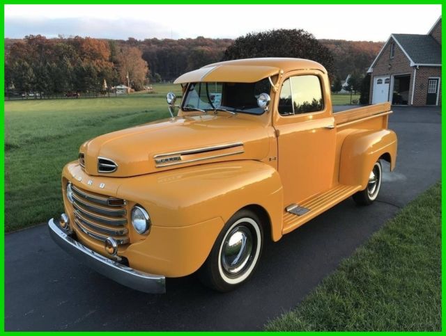 1950 Ford F100 Restored Pickup Truck, Flathead 8-cyl, 3 on the Tree Manual Trans 1950 Ford F-100 Restored