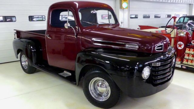 1950 Ford Pickup F-1 96446 Miles Maroon/Black Truck 302 Automatic 1950 Ford Other Pickups F-1