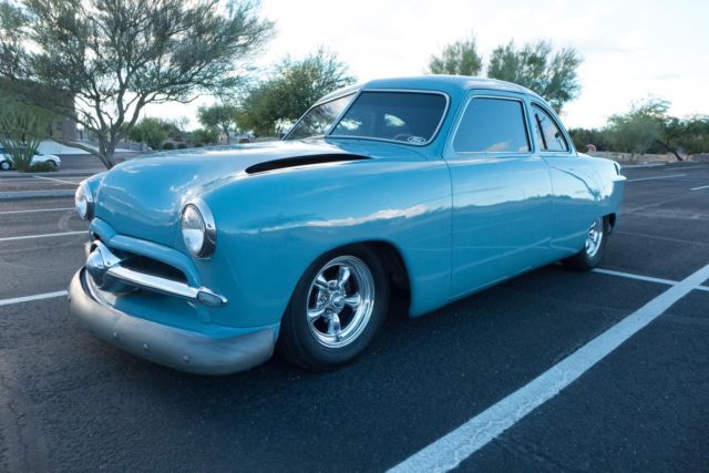 1950 Ford Shoebox Resto Mod Pro Touring 5.0 Fuel Injected 5 speed AC Cruiser Wow 1950 Ford ShoeBox Hotrod
