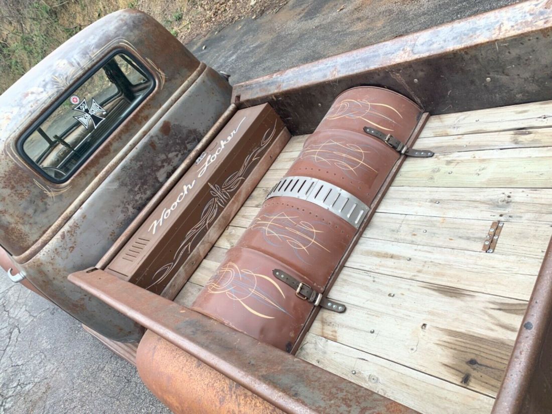 1950 GMC 100 Shortbed Bagged Rat Rod Old School Shop Truck - photo 11