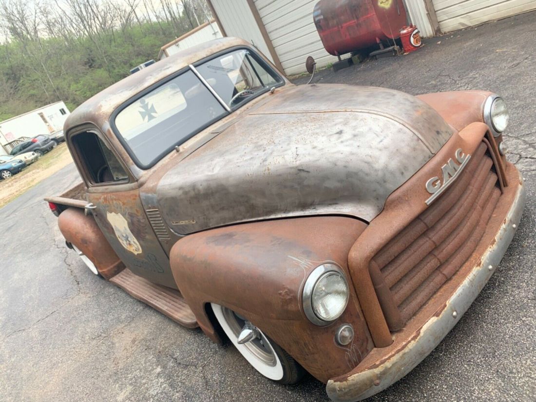 1950 GMC 100 Shortbed Bagged Rat Rod Old School Shop Truck - photo 3