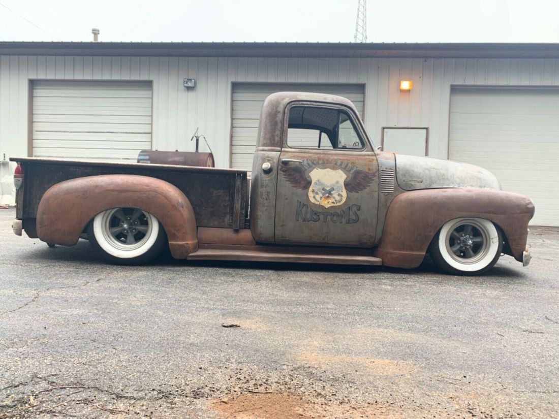 1950 GMC 100 Shortbed Bagged Rat Rod Old School Shop Truck - photo 5