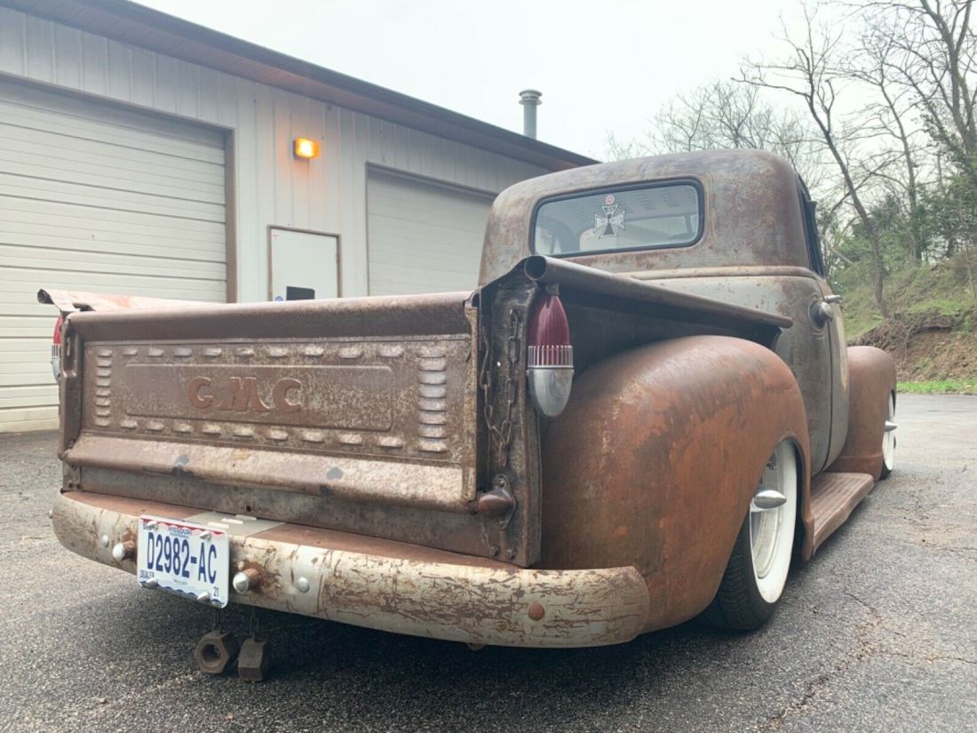 1950 GMC 100 Shortbed Bagged Rat Rod Old School Shop Truck - photo 7