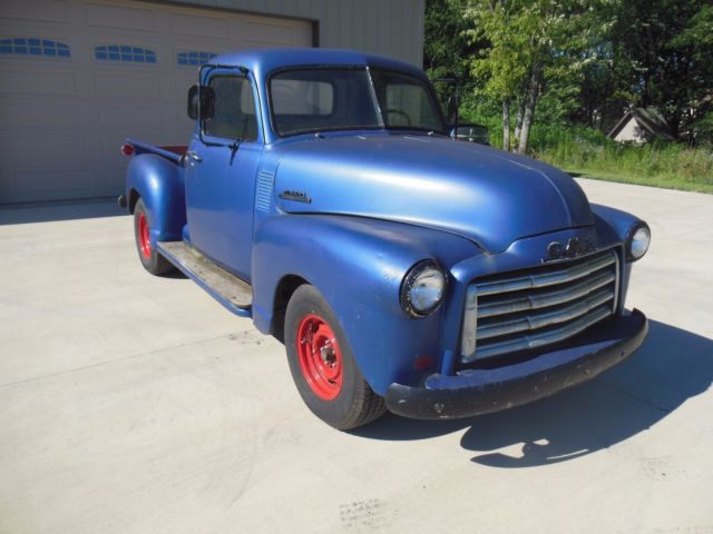 1950 GMC 100 PICKUP TRUCK RUNS AND DRIVES PATINA MAKE HOT RAT ROD MUSCLE CHEVY 1950 GMC 100
