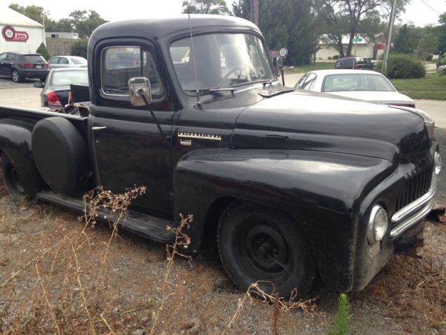 1950 INTERNATIONAL L-110 Series Black Hot Rod Project Stepside Pick Up Truck 1950 Other Makes L-110 L-110