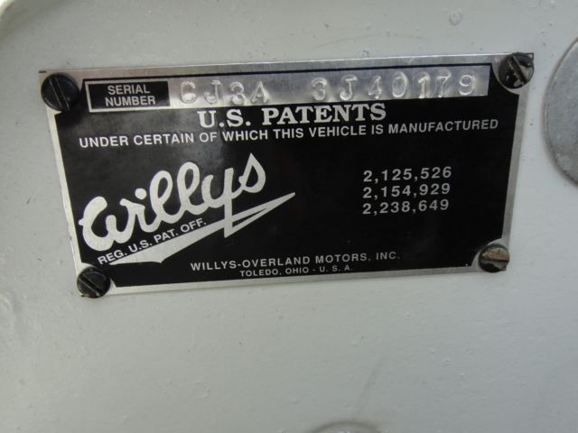 1950 Willys CJ3A LIFTED 35S 4X4 1/2 CAB - photo 12