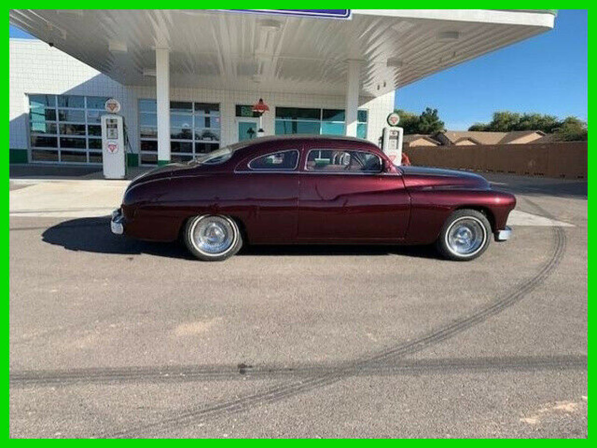 1950 Mercury 2-Dr Coupe 350HP V8 75,000 Mi Auto Leather Wire Wheels No Rust A/C 1950 Mercury 2-Door Coupe