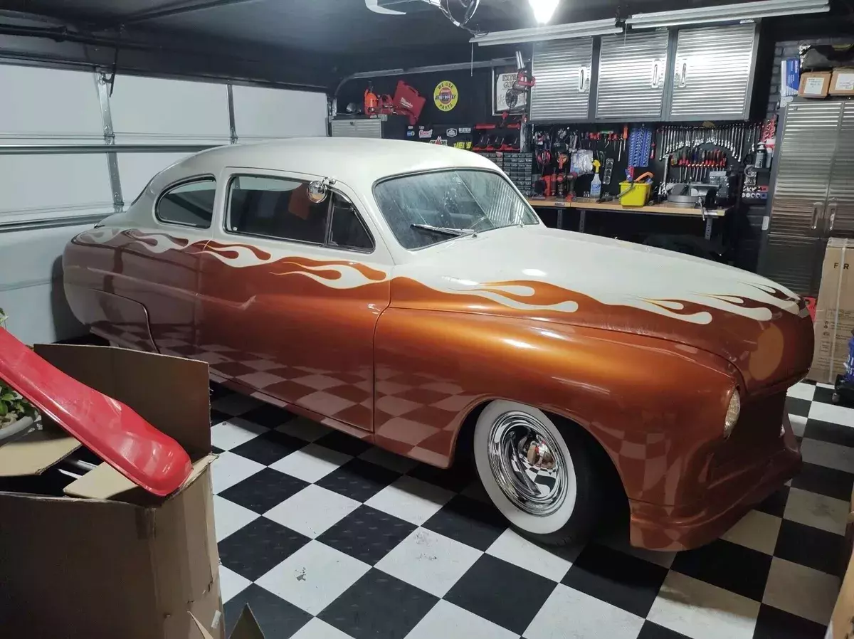 1950 Mercury Eight Orange 1950 Mercury Eight