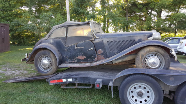 1950 MG TD SCCA #743 1950 MG T-Series Convertible